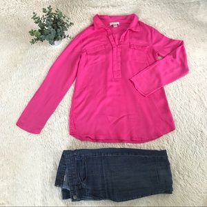 Hot Pink Blouse